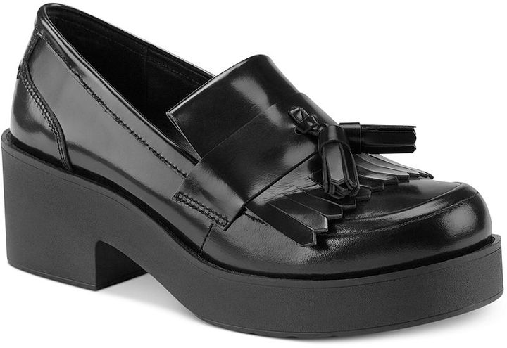 Shellys London Maska Platform Loafer Flats, $110 | Macy's | Lookastic