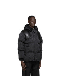 Marine Serre Black Big Puffer Jacket