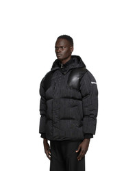 Marine Serre Black Big Puffer Jacket