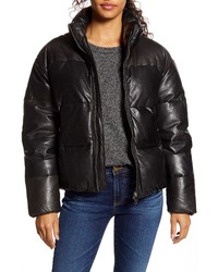 LaMarque Iris Down Insulated Leather Puffer Jacket