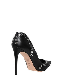 Alexander McQueen 105mm Eyelets Leather Pumps