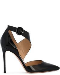 Gianvito Rossi 110 Point Toe Pumps With Asymmetric Straps