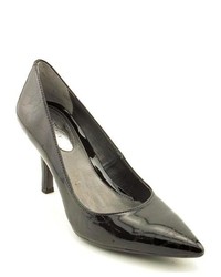 Alfani Gracie Black Faux Leather Pumps Heels Shoes Newdisplay
