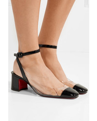 Christian Louboutin Asticocotte 55 Patent Leather And Pvc Pumps
