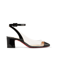 Christian Louboutin Asticocotte 55 Patent Leather And Pvc Pumps