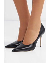 Jimmy Choo Ava 100 Leather Pumps