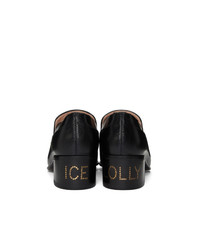 Gucci Black Ebal Loafer Heels