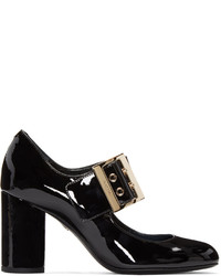 Lanvin Black Patent Mary Jane Heels