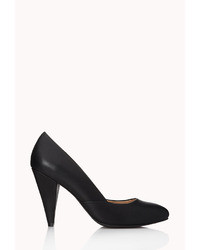 Forever 21 Classic Faux Leather Pumps
