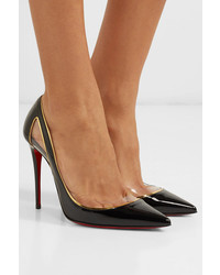 Christian Louboutin Cosmo 100 Med Pvc And Patent Leather Pumps