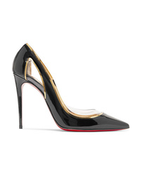 Christian Louboutin Cosmo 100 Med Pvc And Patent Leather Pumps