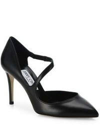 Jimmy Choo Davos Leather Pumps