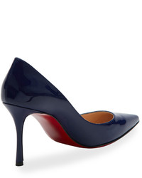 Christian Louboutin Decoltish Patent 85mm Red Sole Pump