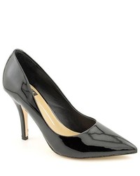 Dolce Vita Sue Black Patent Leather Pumps Heels Shoes Uk 7