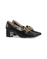 Gucci Double G Decorated Mid Heel Pumps