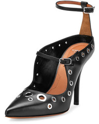 Givenchy Eyelet Leather 100mm Pump Black