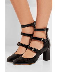 Tabitha Simmons Ginger Patent Leather Pumps Black