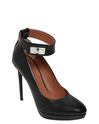 Givenchy 110mm Shark Lock Leather Pumps
