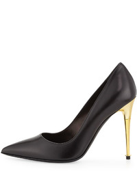 Tom Ford Golden Pin Heel Leather Pump