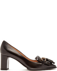 Tod's Gomma Fringed Leather Pumps