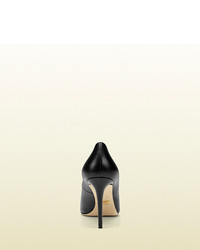 Gucci Leather Pointed Toe Pump