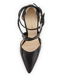 Etienne Aigner Ines Strappy Pointed Toe Pump Black