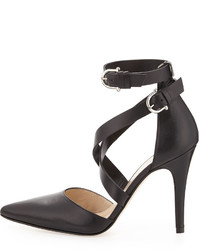 Etienne Aigner Ines Strappy Pointed Toe Pump Black