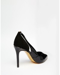 Ted Baker Jiena Patent Cut Out Heeled Pumps