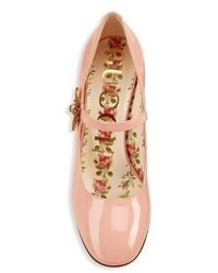 Gucci Lois Patent Leather Mary Jane Pumps