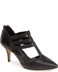 Sole Society Mallory T Strap Leather Pump