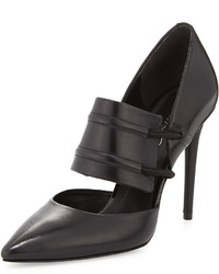 Kenneth Cole New York Water Leather High Heel Pump Black