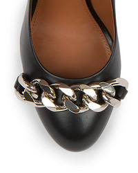 Givenchy Nirage Leather Chain Pumps