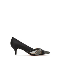 Zeferino Panelled Leather Pumps