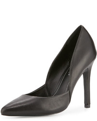Charles by Charles David Parker Leather Pointed Toe Pump Black