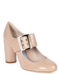 Lanvin Patent Leather Mary Jane Pumps