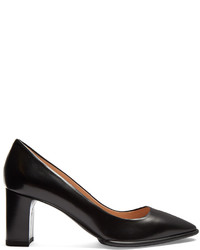 Tod's Point Toe Block Heel Leather Pumps