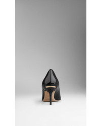 Burberry Point Toe Patent Leather Pumps