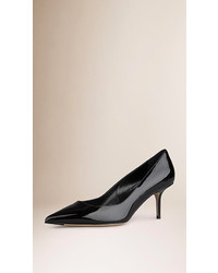 Burberry Point Toe Patent Leather Pumps