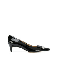 Sergio Rossi Pointed Varnished Pumps