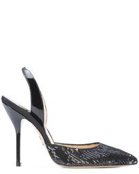 Paul Andrew Sequined Pumps