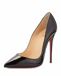 Christian Louboutin So Kate Patent Red Sole Pump Black