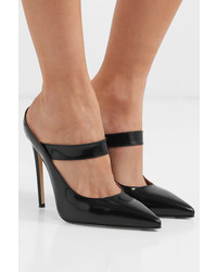 Victoria Beckham Solar Glossed Leather Mary Jane Pumps