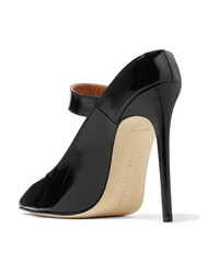 Victoria Beckham Solar Glossed Leather Mary Jane Pumps