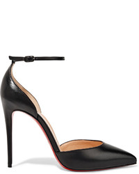 Christian Louboutin Uptown 100 Leather Pumps Black