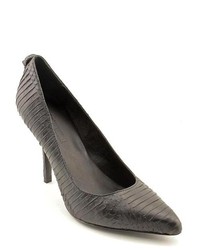 Zadig & Voltaire Stellato Black Leather Pumps Heels Shoes