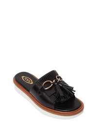 Tod's 30mm Chain Tassels Leather Sandals
