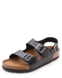 Birkenstock Amalfi Leather Soft Footbed Milano Sandals
