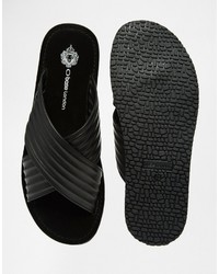 Base London Commodus Leather Sandals