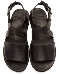Officine Creative Black Culatta 12 Sandals