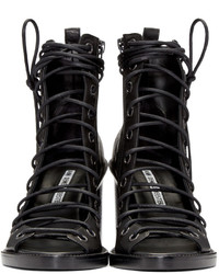Ann Demeulemeester Black Lace Up Sandals